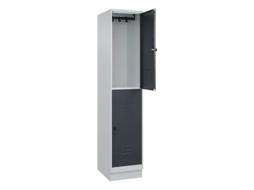 dubbeldekse locker,HxBxD 1950x400x500mm,1x2vak.,vak B 400mm