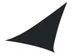 Voile solaire perméable triangulaire 5x5x5m Anthracite