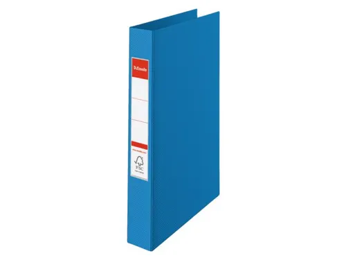 Ringband Esselte Vivida A4 4-rings O-mech 25mm PP blauw