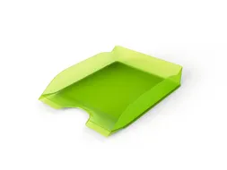 Brievenbakje Stapelbaar Basic A4 Transparant Lichtgroen