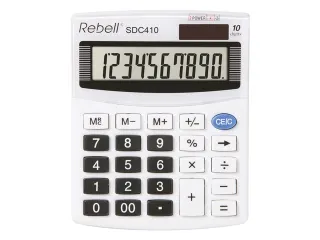 Calculator Rebell-SDC410-BX wit desktop - 2