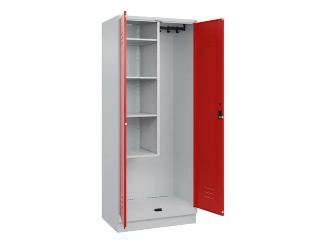 schoonmaakkast,HxBxD 1950x800x500mm,links 4vakken