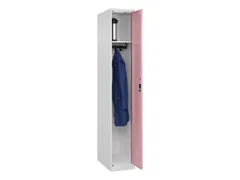 locker,HxBxD 1850x300x500mm,1vak,vak B 300mm,cil.-slot,staand op vloer