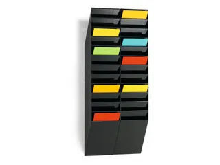 Folderhouder Durable Flexiboxx wand 12-vaks A4 staand zwart - 3