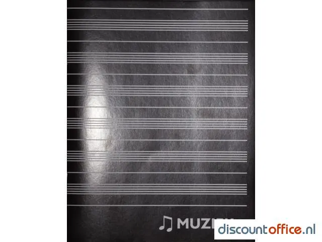 Muziekschrift Qbasic 165x210 36blz 70gr zwart