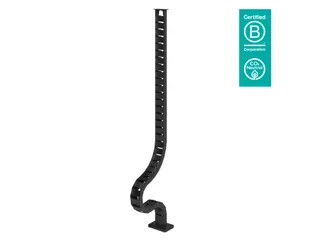 Addit kabelgeleider Zwart voor zit-sta Bureau 130cm incl magneethouder - 1