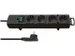 Stekkerdoos Brennenstuhl Comfort Plus 4vdg incl platte stekker 2m zw