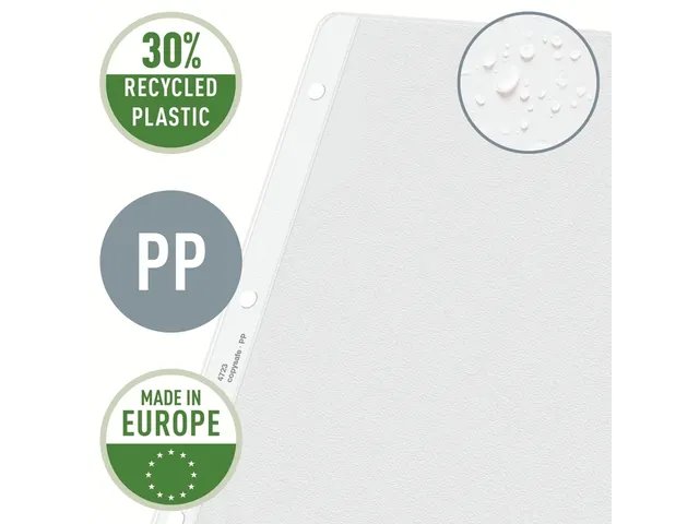 Showtas Leitz 4723 A3 4-gaats PP 0.13mm gestructureerd