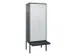 locker voor scheiding van kleding,HxBxD 2120x800x815mm,2vak