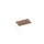 aanbouwtafel,v. 4voeten,HxBxD 730x1000x600mm,blad canaletto-hout