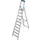 industriële ladder,eenzijdig,10treden m. R13-laag,treden met profiel
