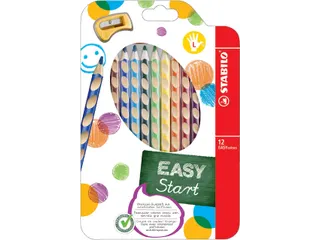 Kleurpotloden Stabilo Easycolor Linkshandig 12stuks Assorti - 1