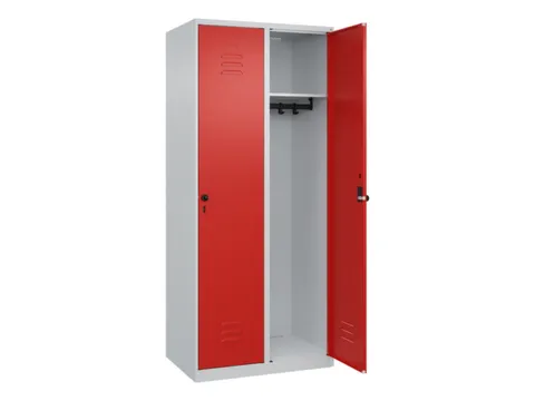locker,HxBxD 1850x800x500mm,2vak,vak B 400mm,draaigrendel