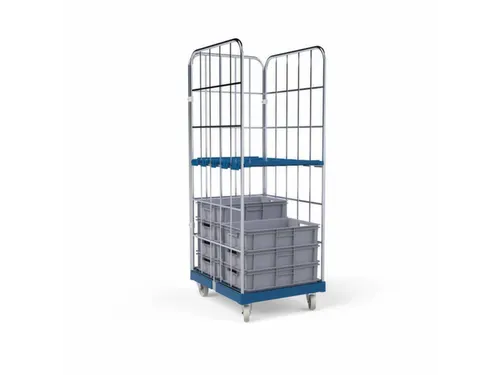 rolcontainer,draagverm. 500kg,HxLxB 1830x815x682mm,nuttige H 1650mm