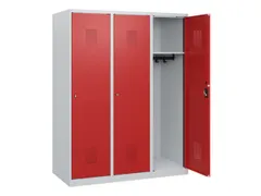 schoollocker,HxBxD 1530x1200x500mm,3vak,vak B 400mm,cil.-slot