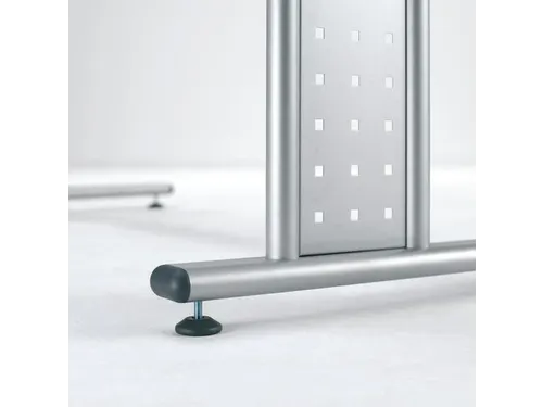 Bureau C-Poot Hxbxd 680-820X800X800Mm Lichtgrijs