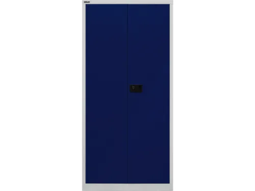 Garderobe-/-Ordnerkast Deur Blauw 3 Puntsluiting Kledingstang