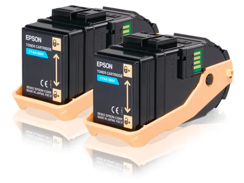 Double Pack Toner Cartridge Cyan 7.5kx2