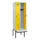 locker met bank,HxBxD 2120x600x815mm,2vak,vak B 300mm,draaigrendel