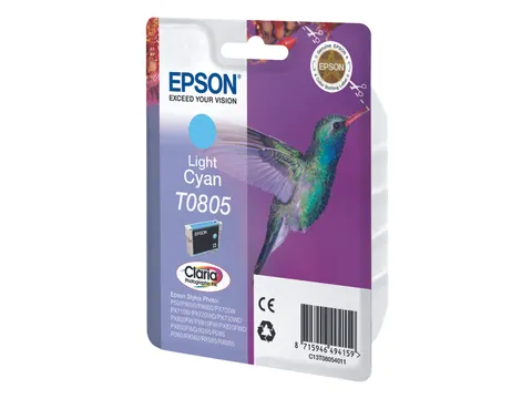 Singlepack Light Cyan T0805 Claria Photographic Ink