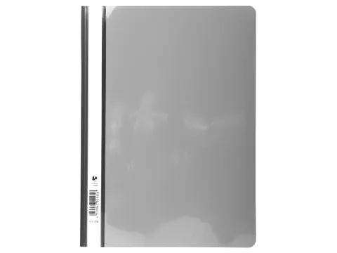 Snelhechtmappen stan daard PVC A4 grijs