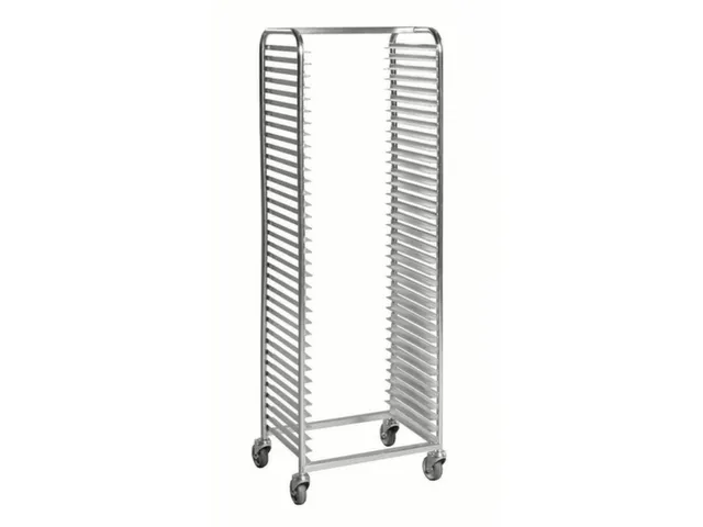 dienbladwagen,draagverm. 150kg,36etage(s),Dienbladschap,zilverkleurig