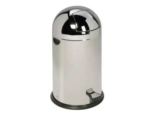 Push & Kick Afvalbak Rvs 22 Liter Hxd 640x355mm Met Voetpedaal