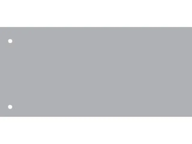 Scheidingsstrook Qbasic 225x120mm 50 stuks grijs