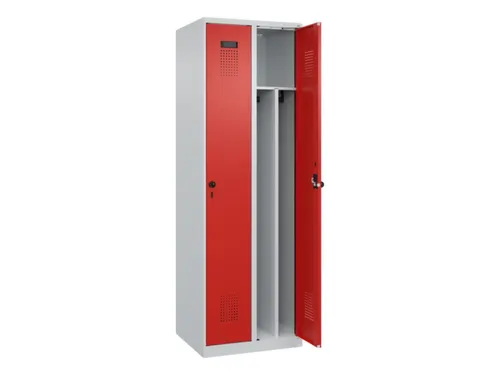 locker voor scheiding van kleding,HxBxD 1850x600x500mm,2vak