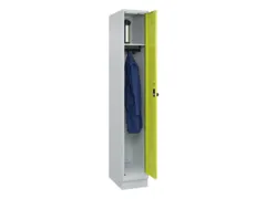 locker,HxBxD 1950x300x500mm,1vak,vak B 300mm,draaigrendel,sokkel
