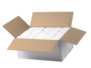 Handdoekjes Z-vouw cellulose 2-laags wit 21x24 cm - 2