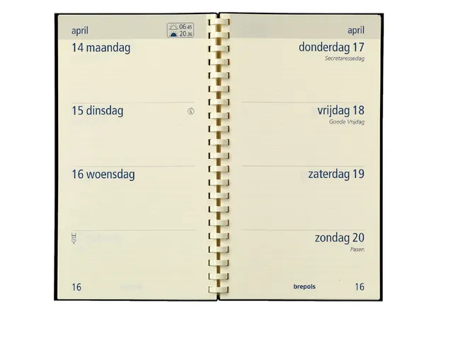 Agendavulling 2027 Brepols Optivision Pocket 7dagen/2pagina's
