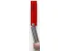 Cendrier mural 0,6L 300x70x100mm Acier Corps RAL3000 Rond