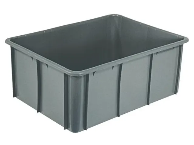 Stapelbak Pe Hxlxb 320X800X600Mm Inhoud 120L Grijs