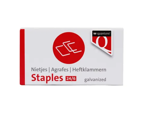 Nieten Quantore 24/6 Verzinkt 1000 Stuks