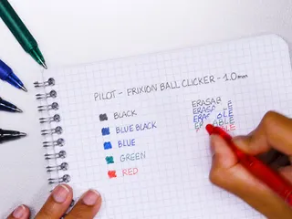 Rollerpen Pilot Frixion Ball Clicker 1.0mm Brede punt Rood - 3