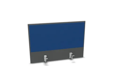 opzetpaneel bureau aanbouw achter MS-donkergrijs BN6016-blauw 800mm