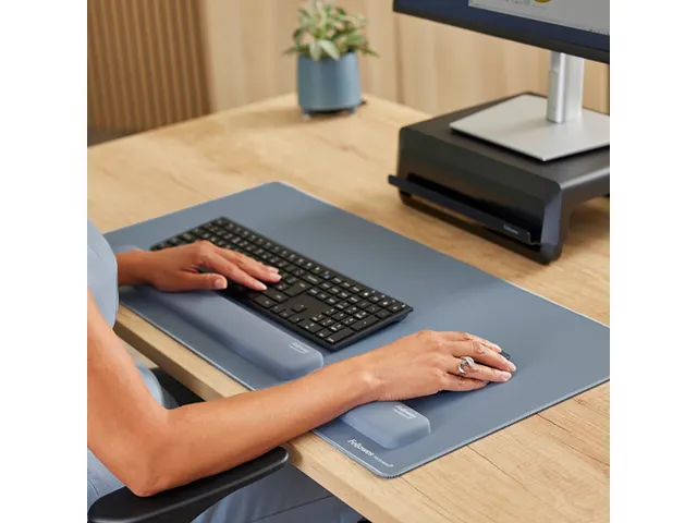 Polssteun Fellowes Breyta palm blauw 6x18cm