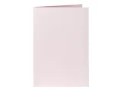 Correspondentiekaart Papicolor dubbel 105x148mm lichtroze pak à 6 st