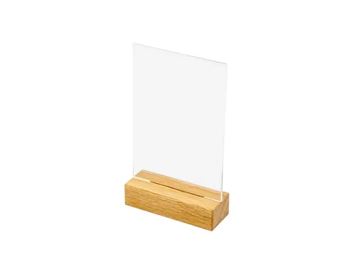 Menukaarthouder IEZZY T tafeldisplay A6 hout