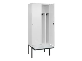 locker voor scheiding van kleding,HxBxD 2120x800x815mm,2vak - 2