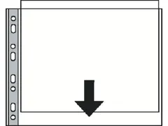 Showtas Esselte 55230 Standaard A3 Landscape Pp 0.09mm 11-Gaats