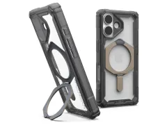 Plasma XTE iPhone 17 Hoesje MagSafe Stand Back Cover Ash Titanium