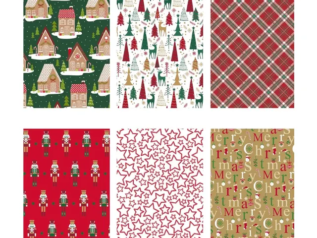 Inpakpapier IG Group Kerst 200x70cm assorti