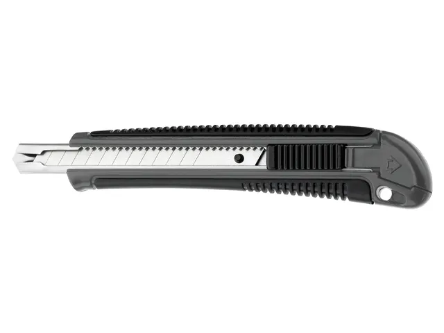 Snijmes Westcott professional 9mm met schuifsluiting grijs/zwart