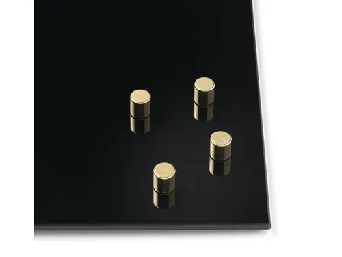 Glasbordmagneten Naga 10x10xmmcylinder set a 4st. goud