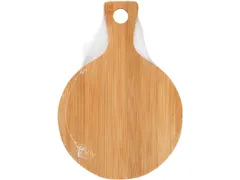 Snijplank Creativ Company rond Ø 17cm, lengte 24cm bamboe