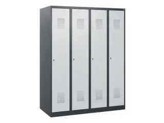 schoollocker,HxBxD 1530x1200x500mm,4vak,vak B 300mm,cil.-slot - 2