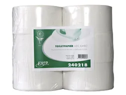 Toiletpapier 240218 Mini Jumbo Recycled Wit 2-Laags 12 rollen