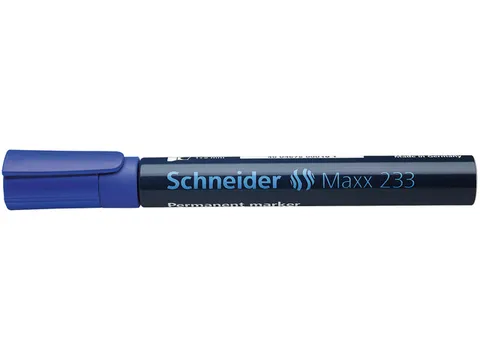 Marker Schneider Maxx 233 permanent beitelpunt blauw